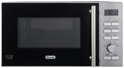 De'Longhi 900W Standard Microwave P90D - Stainless Steel.